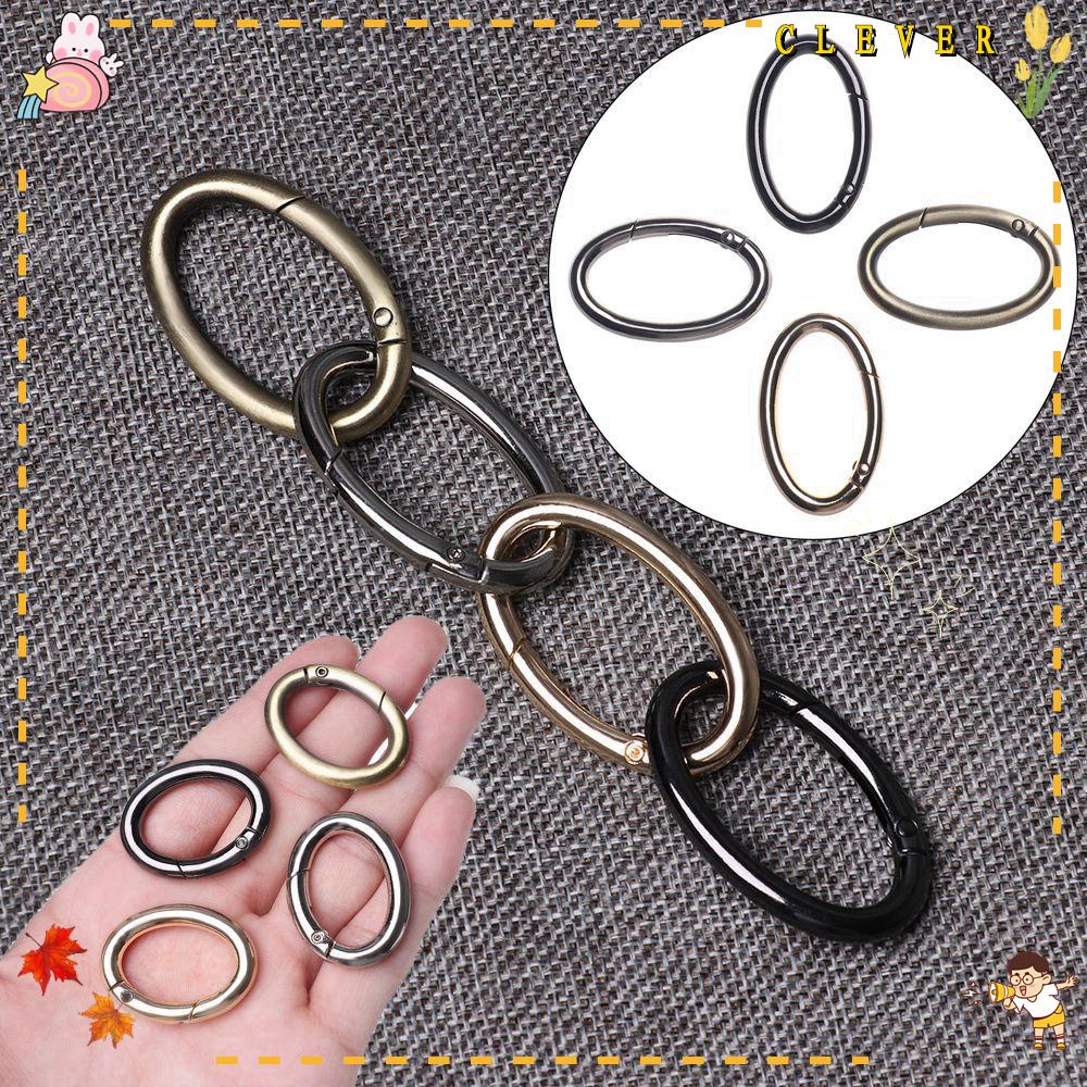 1 / 2 / 5 Kẹp Túi Xách Hình Oval Chất Lượng Cao Tiện Dụng Mang Theo Du Lịch Cắm Trại