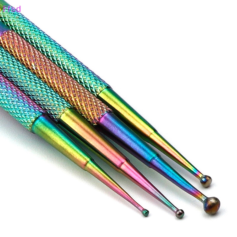 Bộ 4 Cây Bút Vẽ Móng Nghệ Thuật Hai Đầu Bằng Gel UV