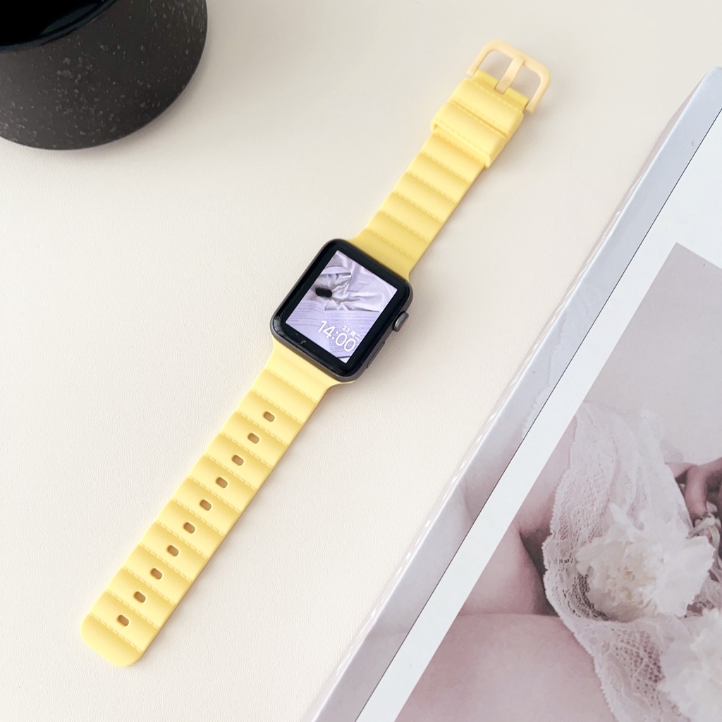 Dây Đeo Thay Thế Bằng Silicon Mềm Cho iwatch series 49mm 45mm 44 / 42MM 41 / 40 / 38mm ultra 8 7 6 SE 5 4 3 2 T500 Pro / d20