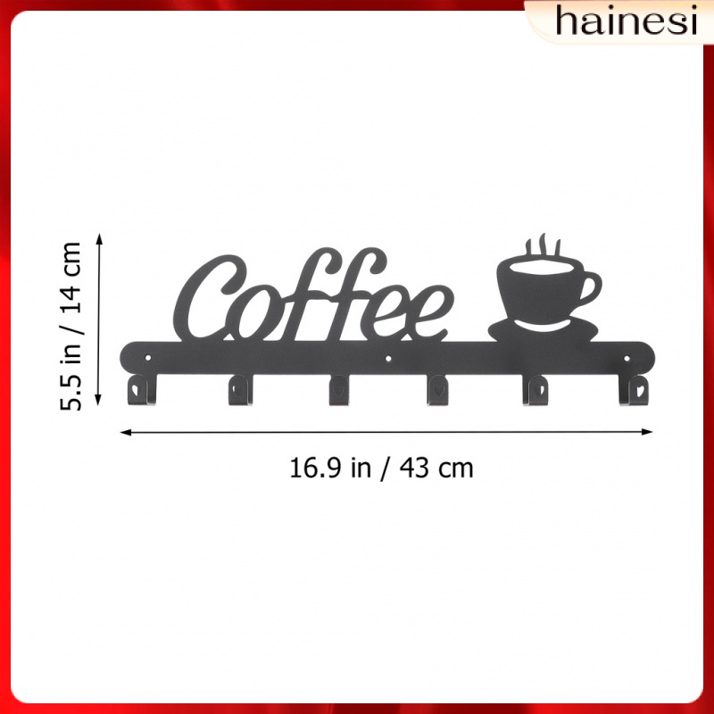 Giá Treo Cốc Cà Phê Gắn Tường Trang Trí Nội Thất