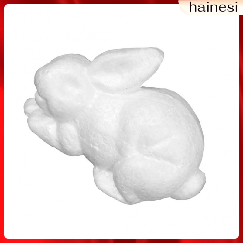 Mô Hình Thỏ Polystyrene Bunny Bằng Polystyrene Màu Trắng Trang Trí Bánh Kem DIY Cho Bé
