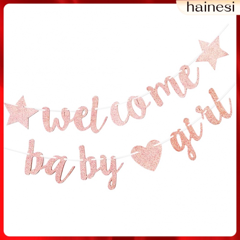Biển Hiệu Chào Mừng Trang Trí Tiệc Sinh Nhật Cho Bé Gái