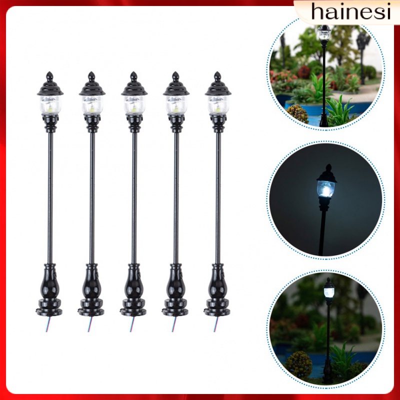 Set 5 Mô Hình Đèn Trang Trí Sân Vườn Phong Cách Vintage