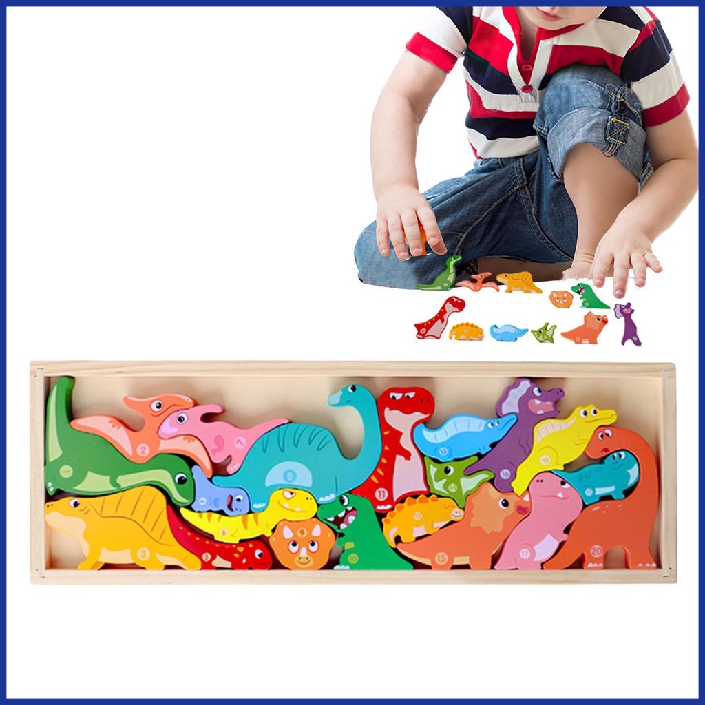 Mới Bộ Xếp Hình 3D Hình Động Vật Cho Bé