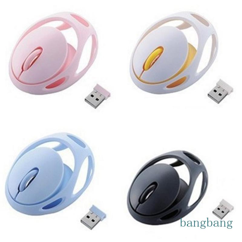 Chuột Quang Không Dây 2 4 Usb Mini Họa Tiết Hoạt Hình Dễ Thương