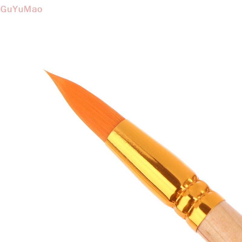 Bộ 6 Cọ Vẽ Màu Nước Có Tay Cầm Bằng Acrylic Tiện Dụng Diy