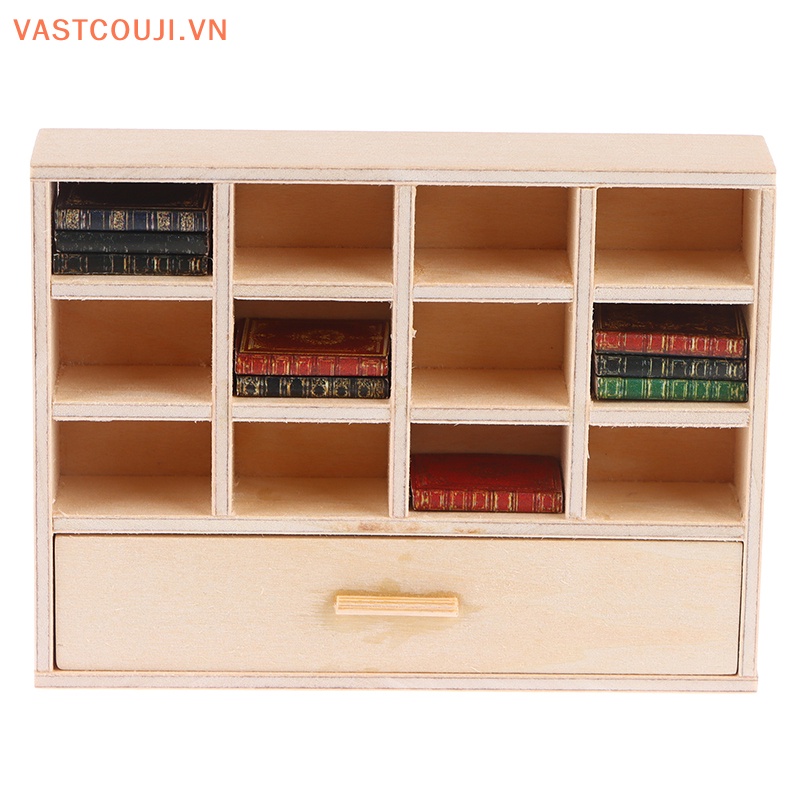 Mô Hình Tủ Sách / Ngăn Kéo 1: 12 Độc Đáo Trang Trí Nhà Búp Bê