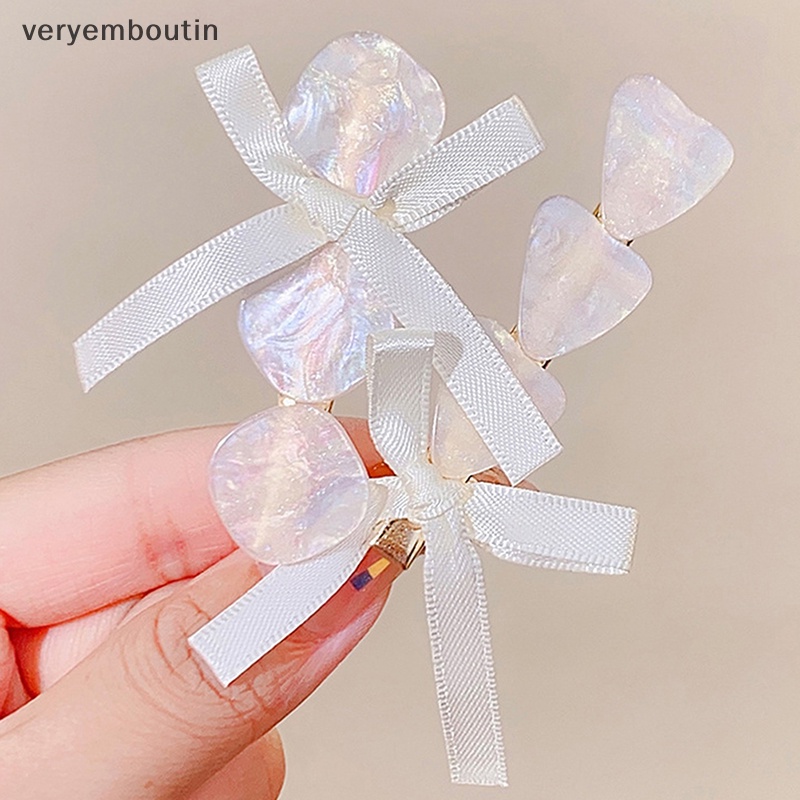 Kẹp Tóc Trang Trí Hình Trái Tim Acetate Thanh Lịch Ngọt Ngào Cho Nữ