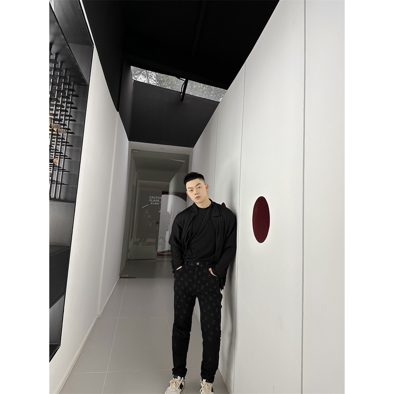 Quần Jean L88 V88- Thời Trang Đường Phố Cổ Điển Giặt Được In LOGO presbyopia presbyopia Cổ Điển Dành Cho Nam Và Nữ Kkeu54