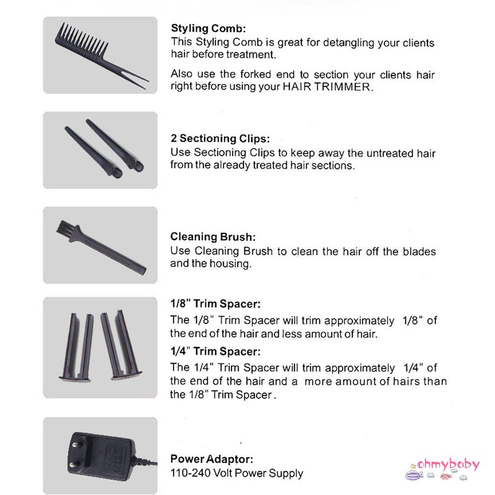 [Ready] Chia Tóc Tự Động Tông Đơ Tiện Lợi Cắt Duỗi [Z/5]