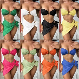 Bộ đồ bơi bikini ba mảnh phong cách mới dành cho nữ