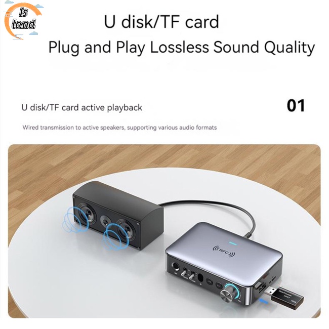 Thiết Bị Nhận Tín Hiệu Âm Thanh Bluetooth 5.1 M16 3d Chuyên Dụng Kèm Phụ Kiện