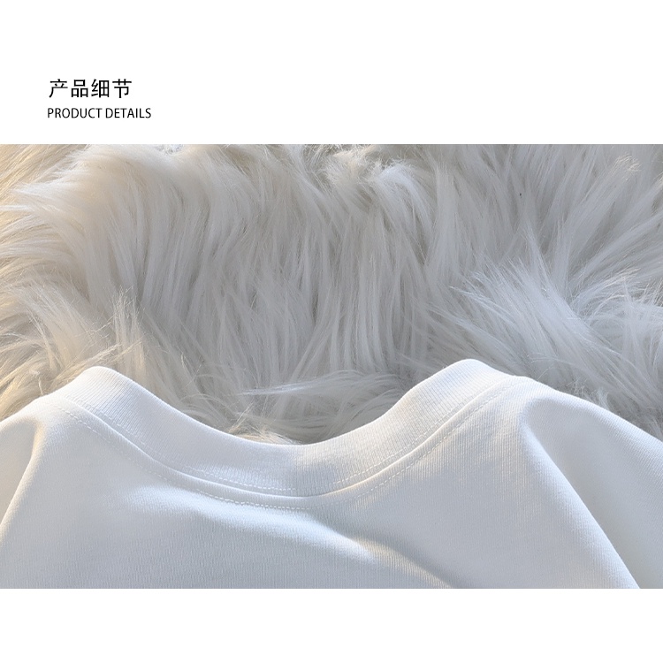 Áo Thun Tay Ngắn Chất Liệu 100% Cotton Cao Cấp Thời Trang Theo Phong Cách Hàn Quốc Cho Nữ