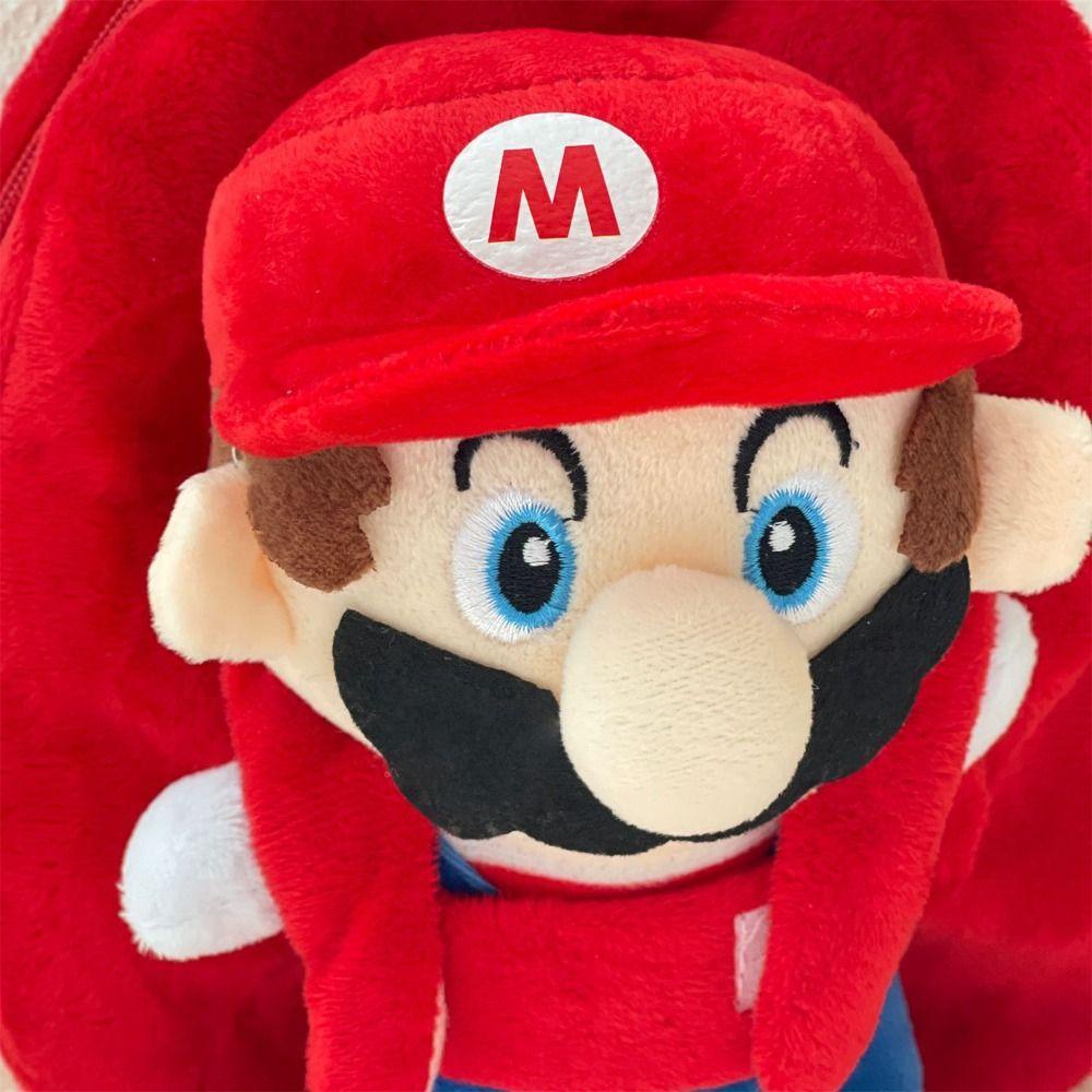 TAYLOR1 Túi Đeo Chéo Hình Mario Dễ Thương Cho Bé