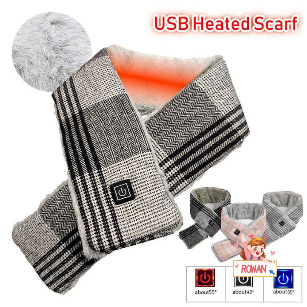 Rowans Khăn Choàng Giữ Ấm Kiểm Soát Nhiệt Độ Chạy Điện Thời Trang Mùa Đông Dành Cho