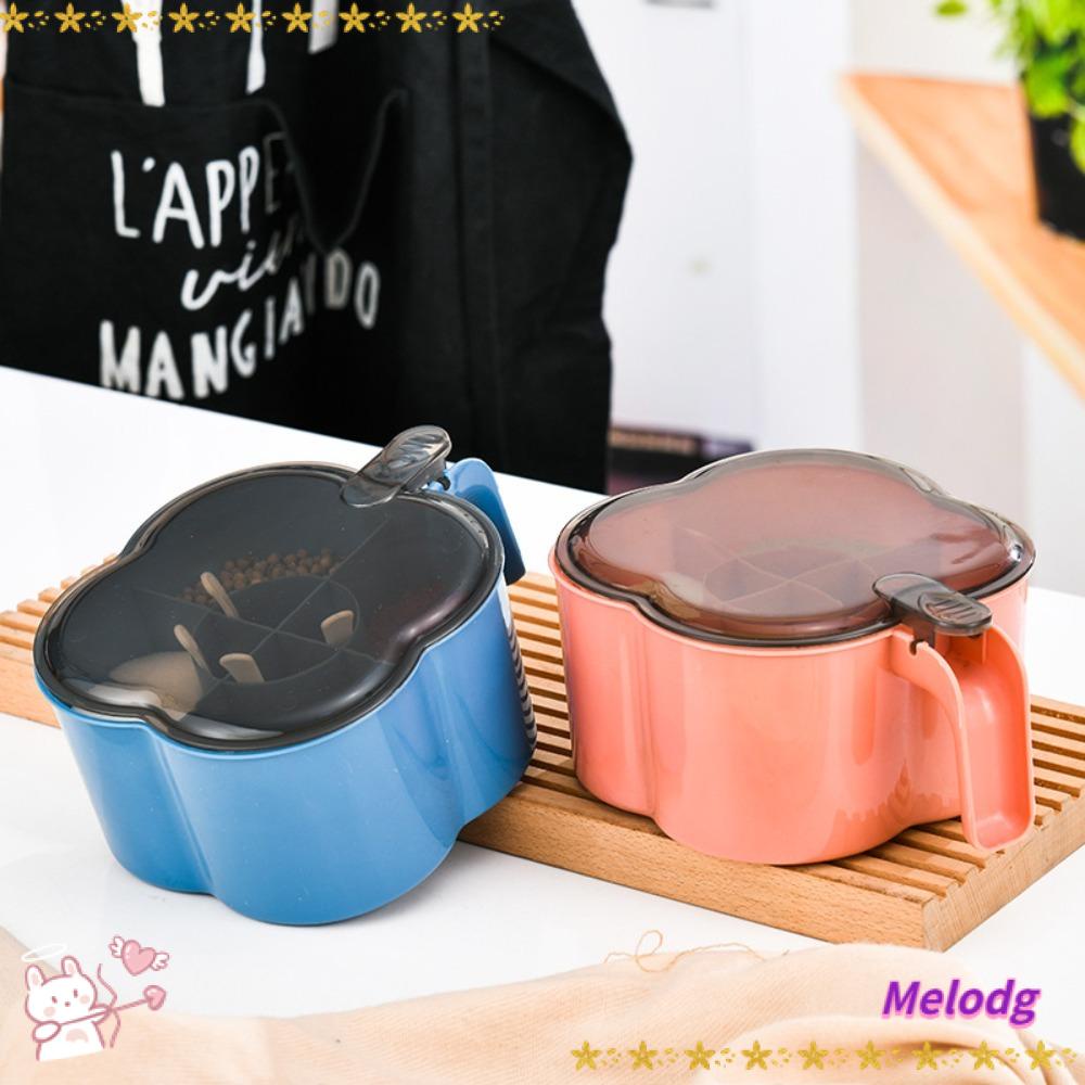 Hộp Đựng Gia Vị Trong Suốt Đa Năng Có Nắp Đậy Tiện Dụng