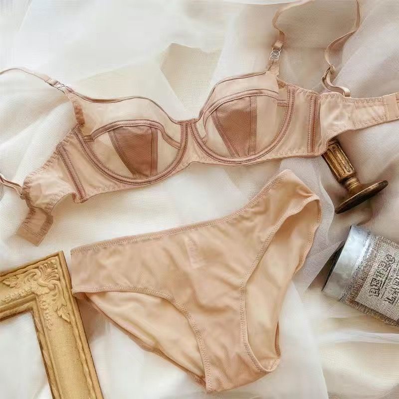 Áo Ngực Lưới Thép Mềm Mỏng Không Gọng Thép Chống Rơi Gợi Cảm Cho Nữ