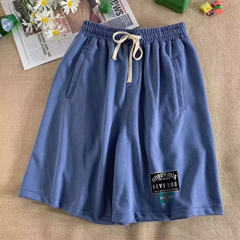 Quần Short Thể Thao Bóng Rổ Vải Cotton Dáng Rộng Kiểu Retro Nhật Bản Thời Trang Mùa Hè Cho Nam