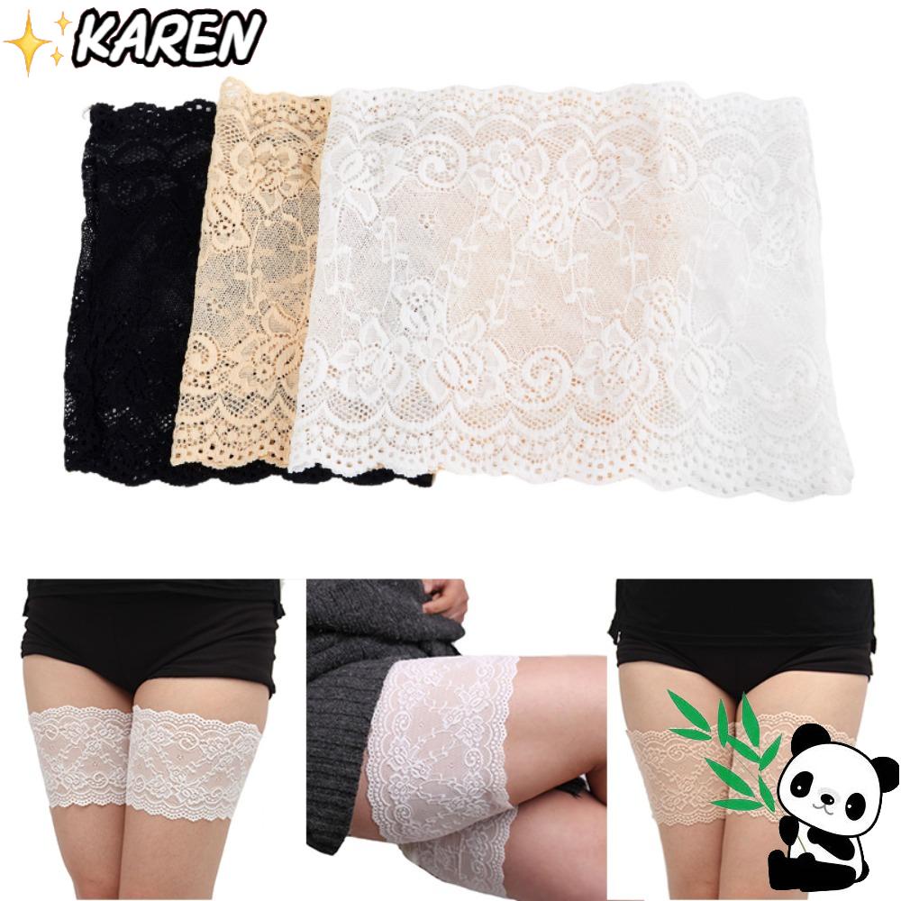 Set 2 Đôi Vớ Ren Co Giãn Chống Trượt Chống Ma Sát Quyến Rũ