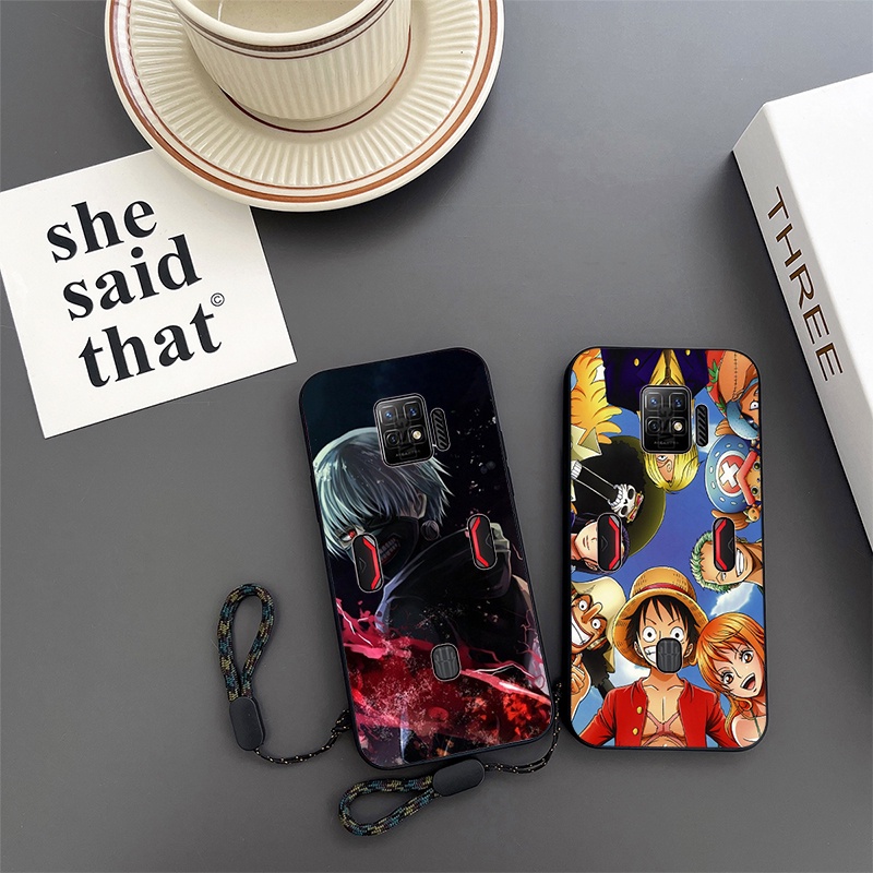 Ốp Điện Thoại Hình Naruto Attack On Titan One Piece Cho ZTE Nubia Red Magic 7 Pro