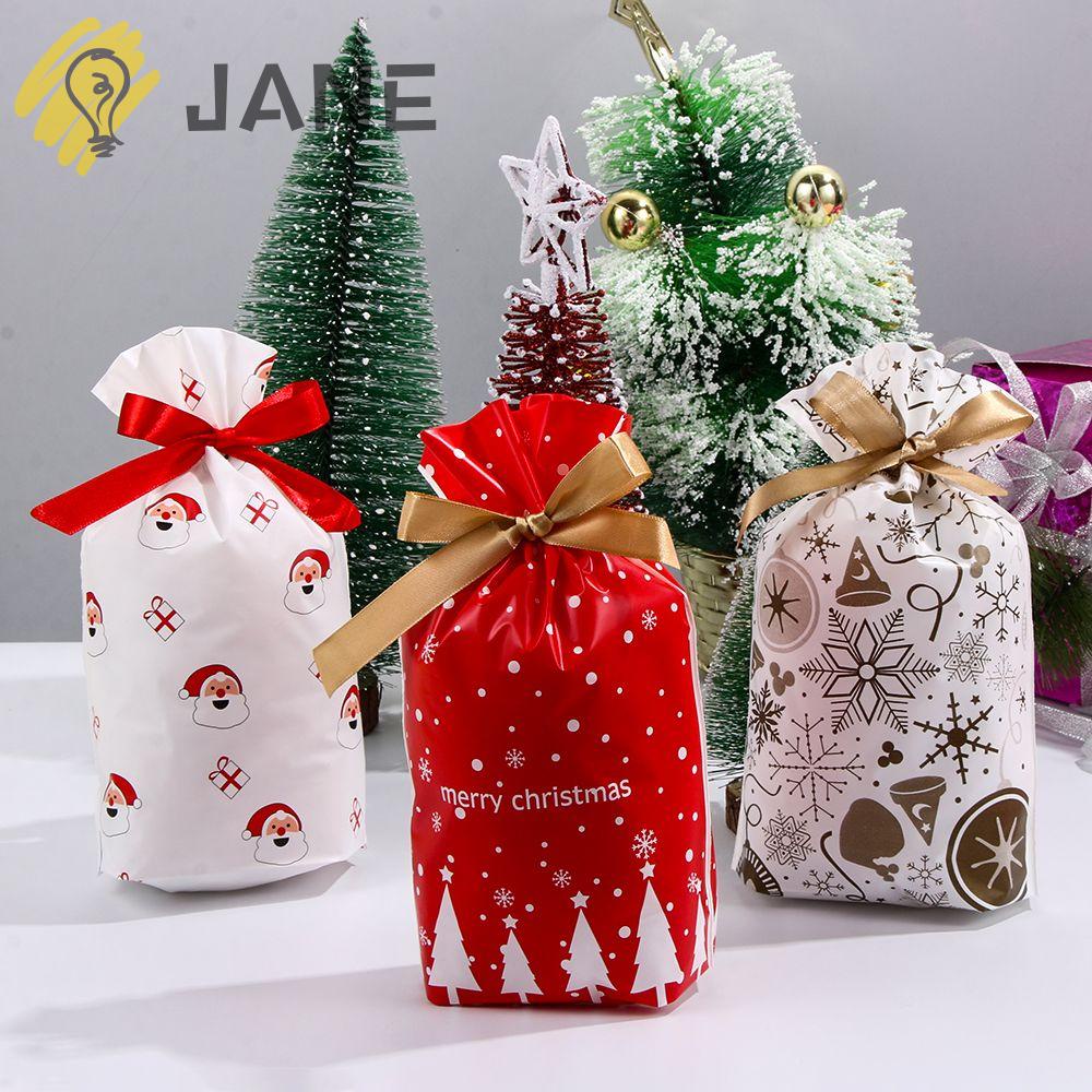 Bộ 5 Túi Đựng Kẹo Giáng Sinh Trang Trí Nhà Cửa