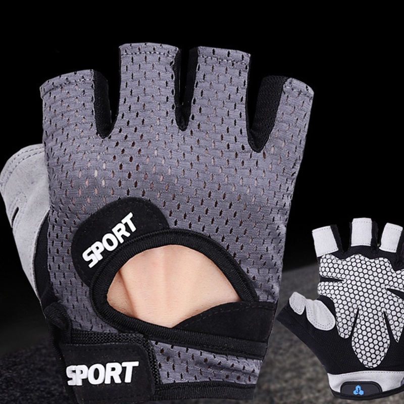 Găng Tay Nửa Ngón Chống Trượt Thoáng Khí Tiện Dụng