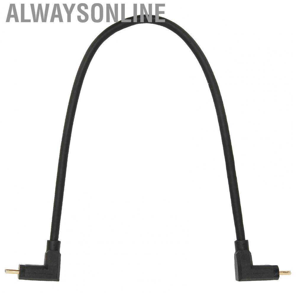 Alwaysonline Type C Male To Connector  Data Extension Cable 4K Resolution 0.3m/0.98ft Multifunctional for Charging