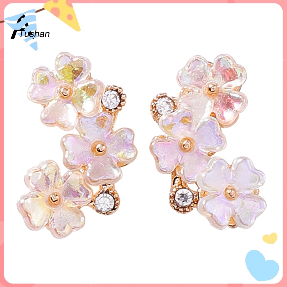 Khuyên Tai Nữ Hình Bông Hoa Thời Trang