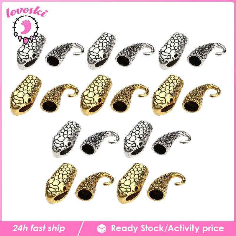 Set 10 Đầu Rắn Bện Vòng Tay DIY Thời Trang Cho Nữ