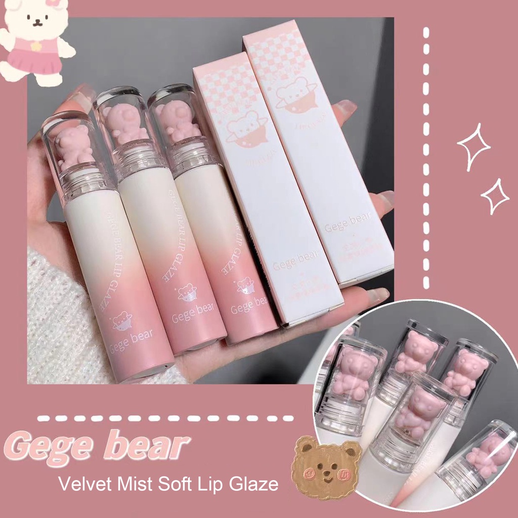 Son Môi Màu Đỏ-brown Hàn Quốc Dễ Thương Cho Nữ