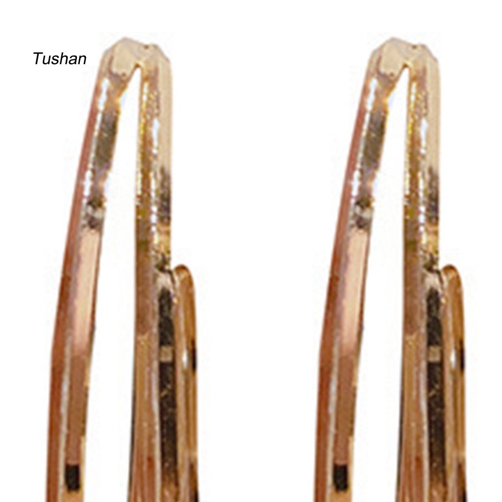 1 Đôi Bông Tai Tròn Lớn Đính Ngọc Trai Nhân Tạo Dành Cho Nữ