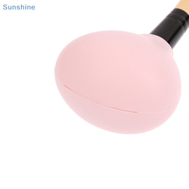 Hộp Silicon Đựng Cọ Trang Điểm Chống Bụi Bẩn Tiện Dụng