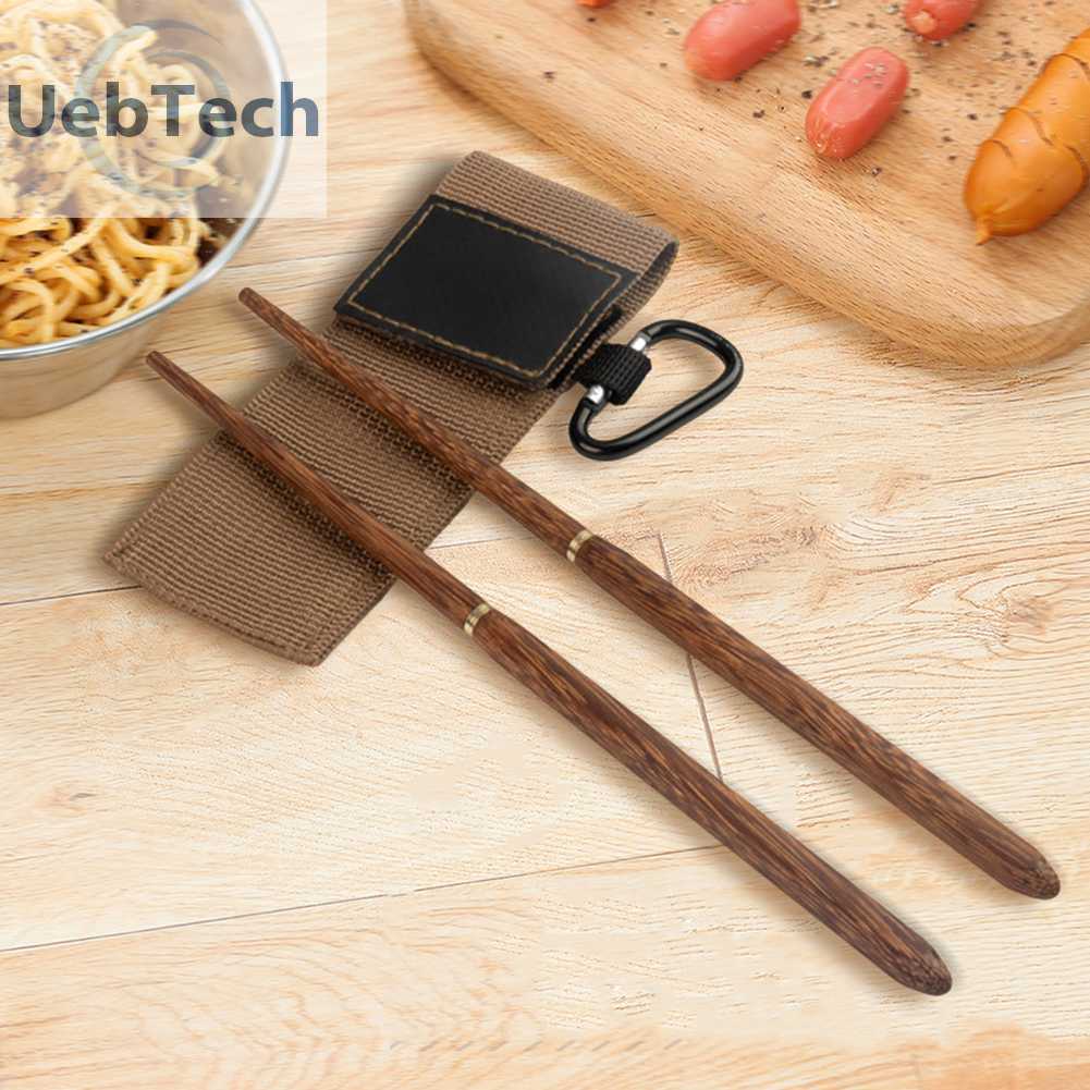 1 Đôi Đũa Gỗ Gấp Gọn Tiện Lợi