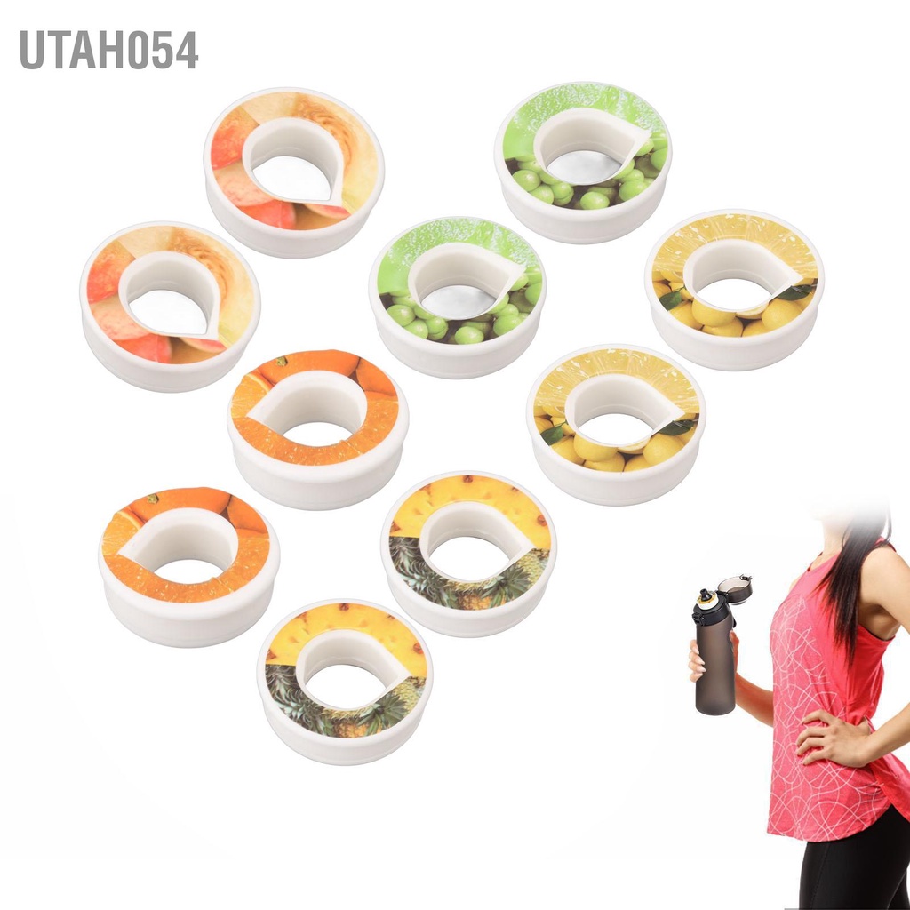 Utah054 6 Cái Chai Nước Hương Vị Pod 0 Đường Calo Hoa Quả Vòng Cho Phòng Tập Thể Thao