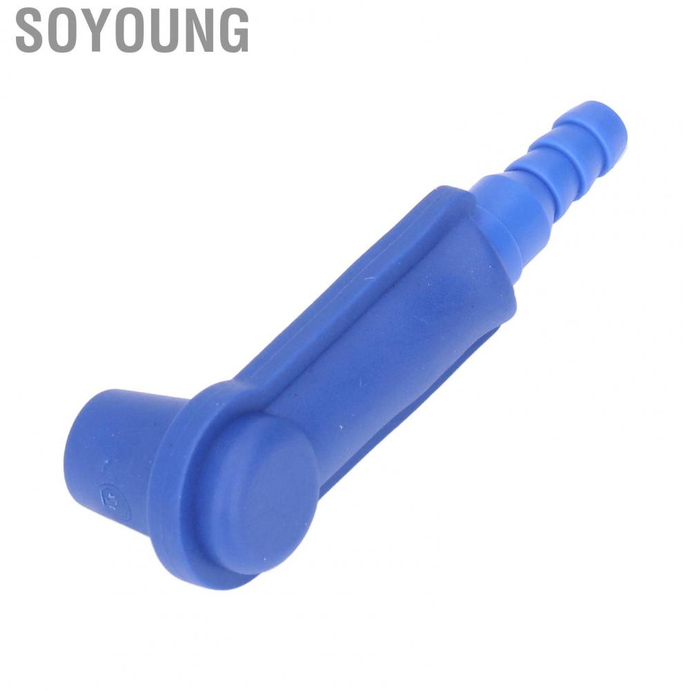 Soyoung Brake Fluid Bleeding Connector  Blue Maintenance Oil Changer Joint High Strength ABS Plastic for Trucks Construction Vehicles Cars