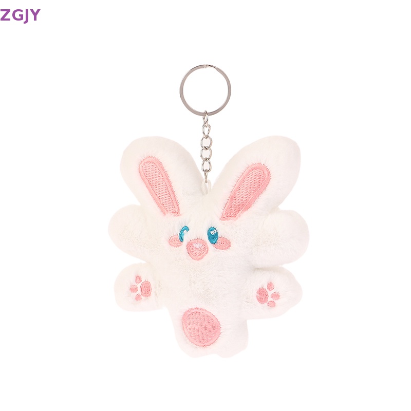 Móc Khóa Thỏ Nhồi Bông Mềm Mại Dễ Thương Mới