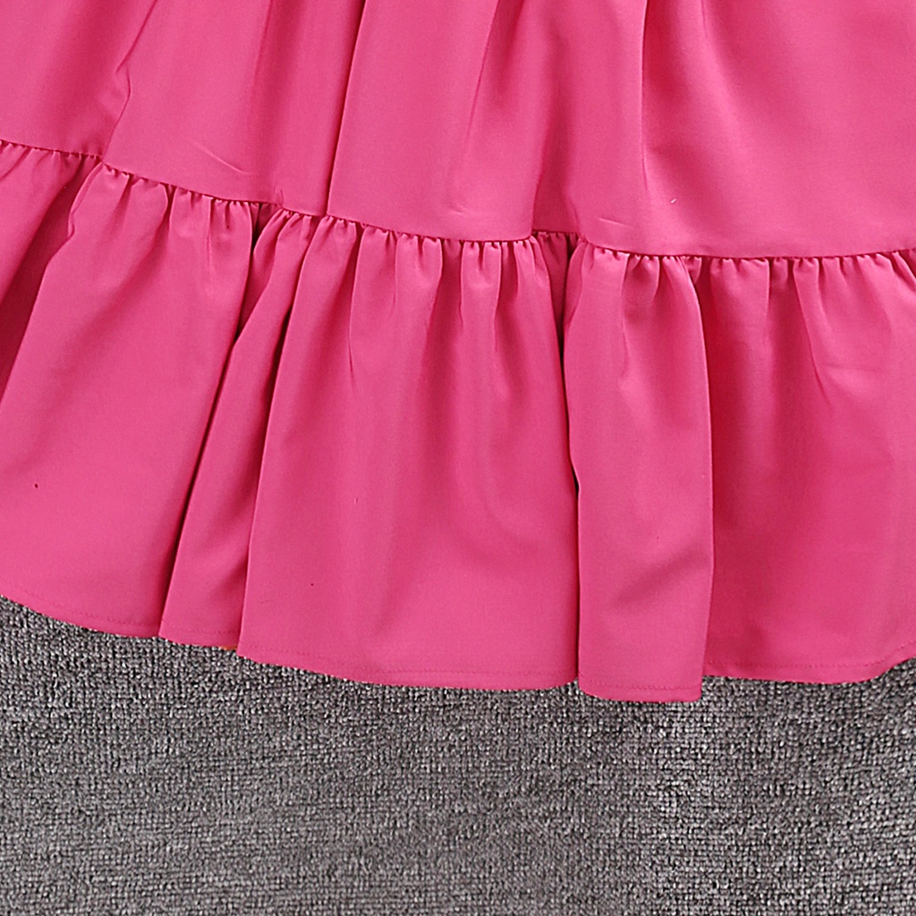 Combo bộ đồ bé gái 5-11 Tuổi ngắn tay áo trễ vai Chân Váy cho bé set mùa hè thời trang cho bé trẻ em