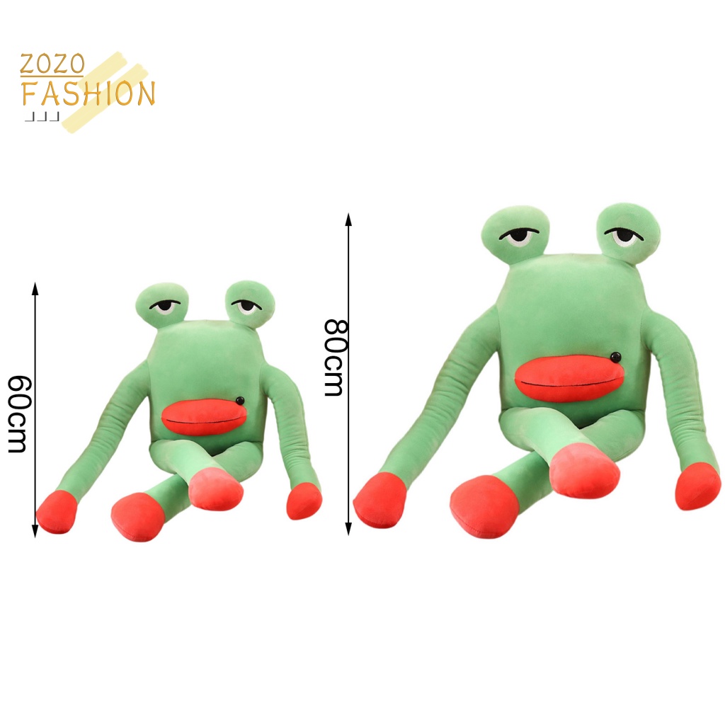 Đồ chơi nhồi bông Hình Ếch Hoạt Hình Bằng Cotton PP Mềm Mại