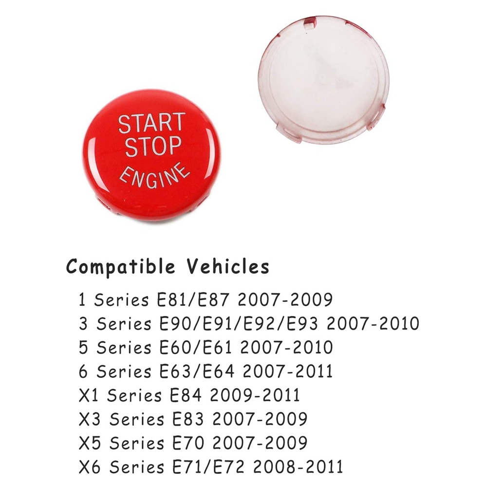 Nút Bấm Khởi Động / Dừng Động Cơ Thay Thế Cho BMW (1 3 5 6 X1 X3 X5 X6 Series E81 E90 E91 E60 E63 E84 E83 E70 E71)
