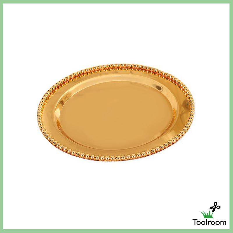 Đĩa Kim Loại Chống Rỉ Sét Chuyên Dụng Cho Phục Vụ Salad / Nhà Hàng / Tiệc Cưới