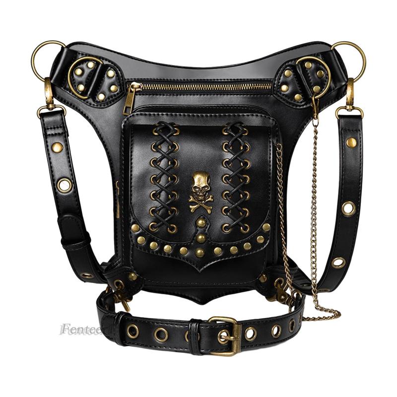 [Fenteer1] Túi Đeo Hông / Hông Phong Cách Steampunk Với Dây Đeo Có Thể Điều Chỉnh