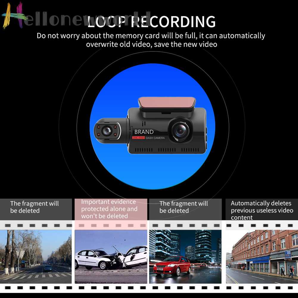 Máy Quay Dữ Liệu Tự Động HD 1080P Với Cảm Biến WIFI G-sensor