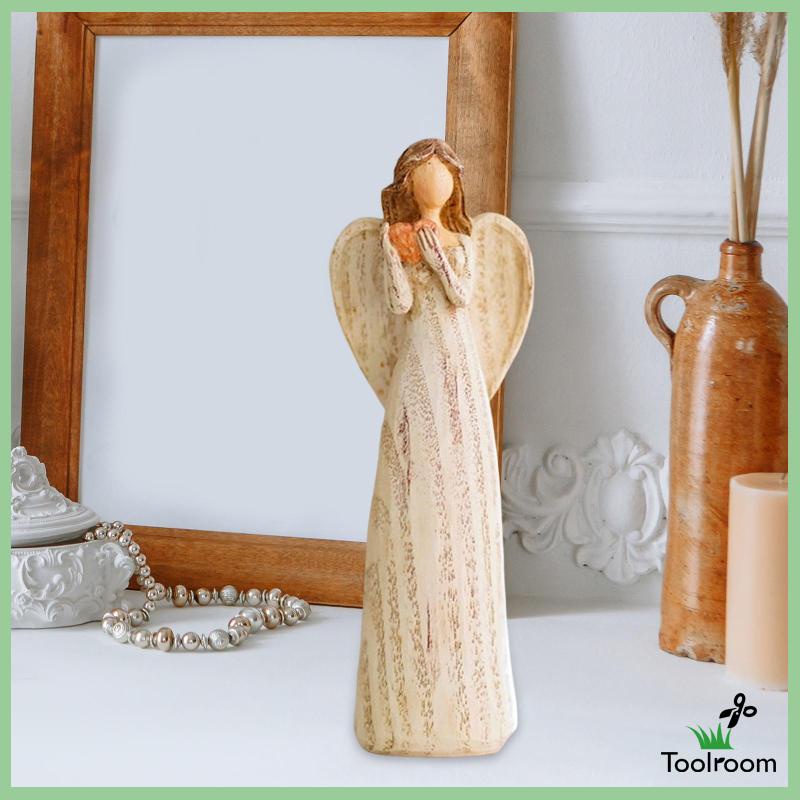 Mô Hình Thiên Thần Bằng Nhựa Resin Dùng Trang Trí Nghệ Thuật