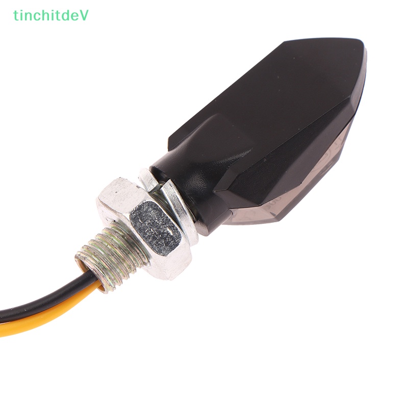 Đèn Tín Hiệu 5LED 12V Hai Dây Mini Màu Đen Cho Xe Máy