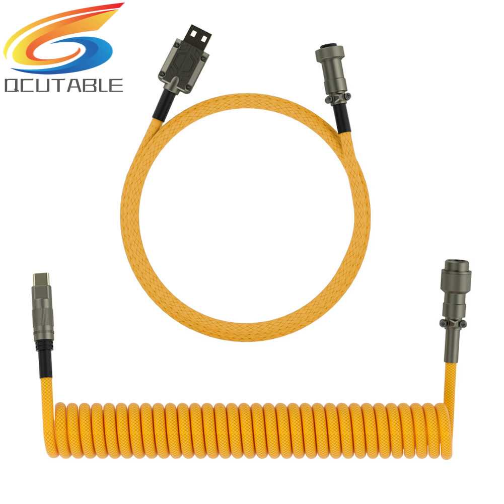 Dây Lò Xo Nối Dài 1.5m Chuyển Đổi Type C Sang USB