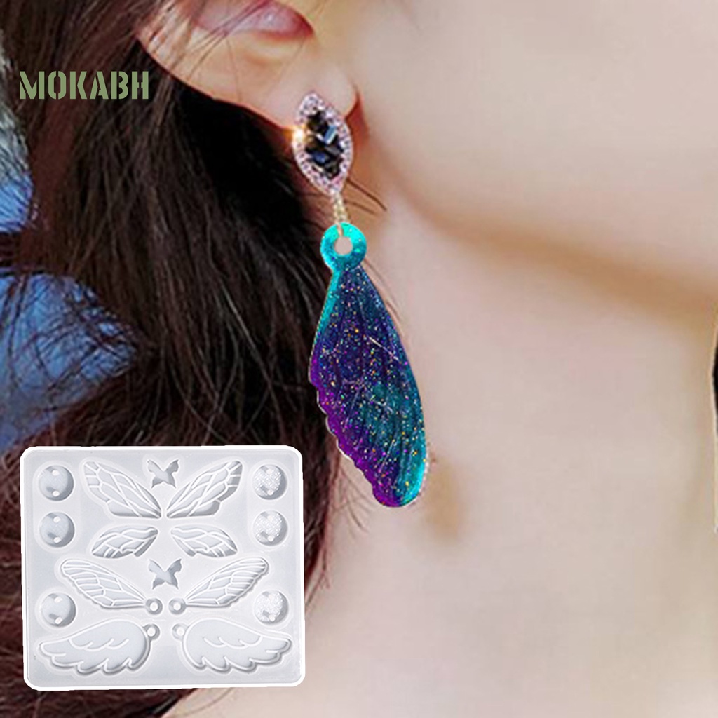 [Mới] Khuôn Làm Trang Sức Hình Cánh Thiên Thần Chống Dính Có Thể Tái Sử Dụng