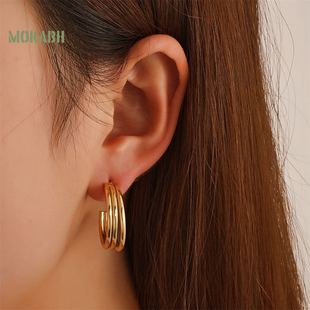 Set 9 Đôi Bông Tai Mạ Điện Đính Ngọc Trai Giả Thanh Lịch Cho Nữ