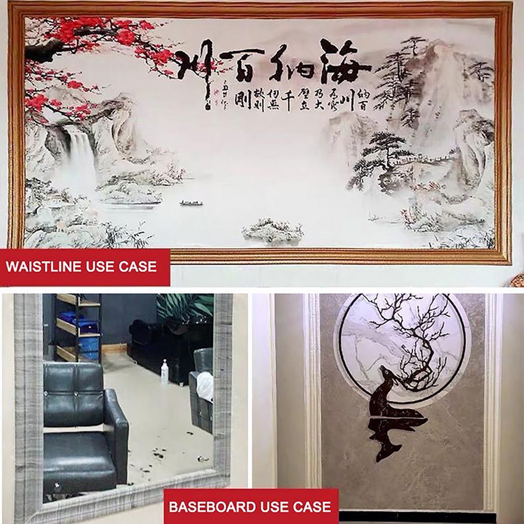 Miếng Dán Tường 3d Bằng Xốp Chống Thấm Nước Dễ Dàng Tự Dính Trang Trí Viền Tường