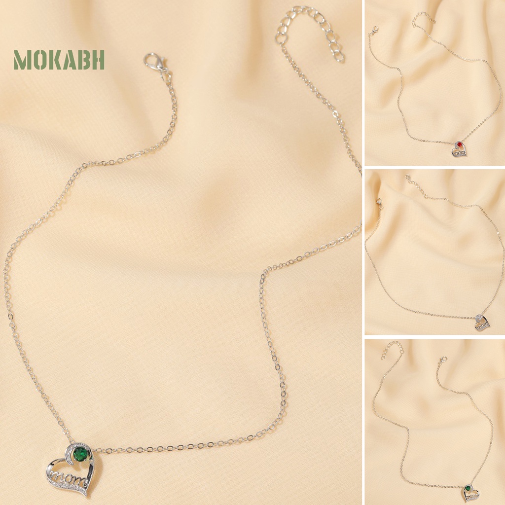 Vòng cổ Mặt Trái Tim Đính Đá Thời Trang Xinh Xắn Cho Nữ