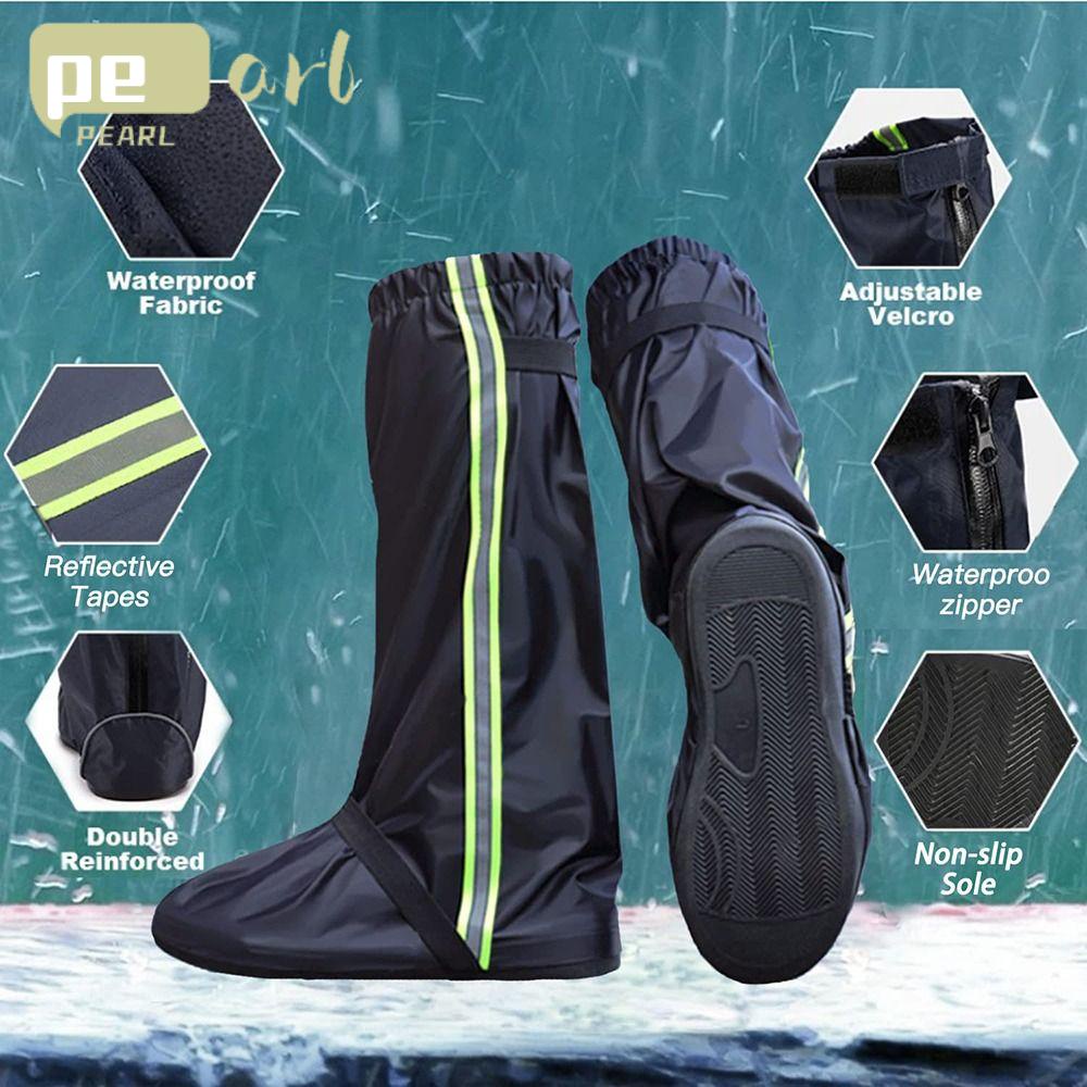 .Vỏ Bọc Giày Đi Mưa Có Dây Kéo Tái Sử Dụng Tiện Lợi